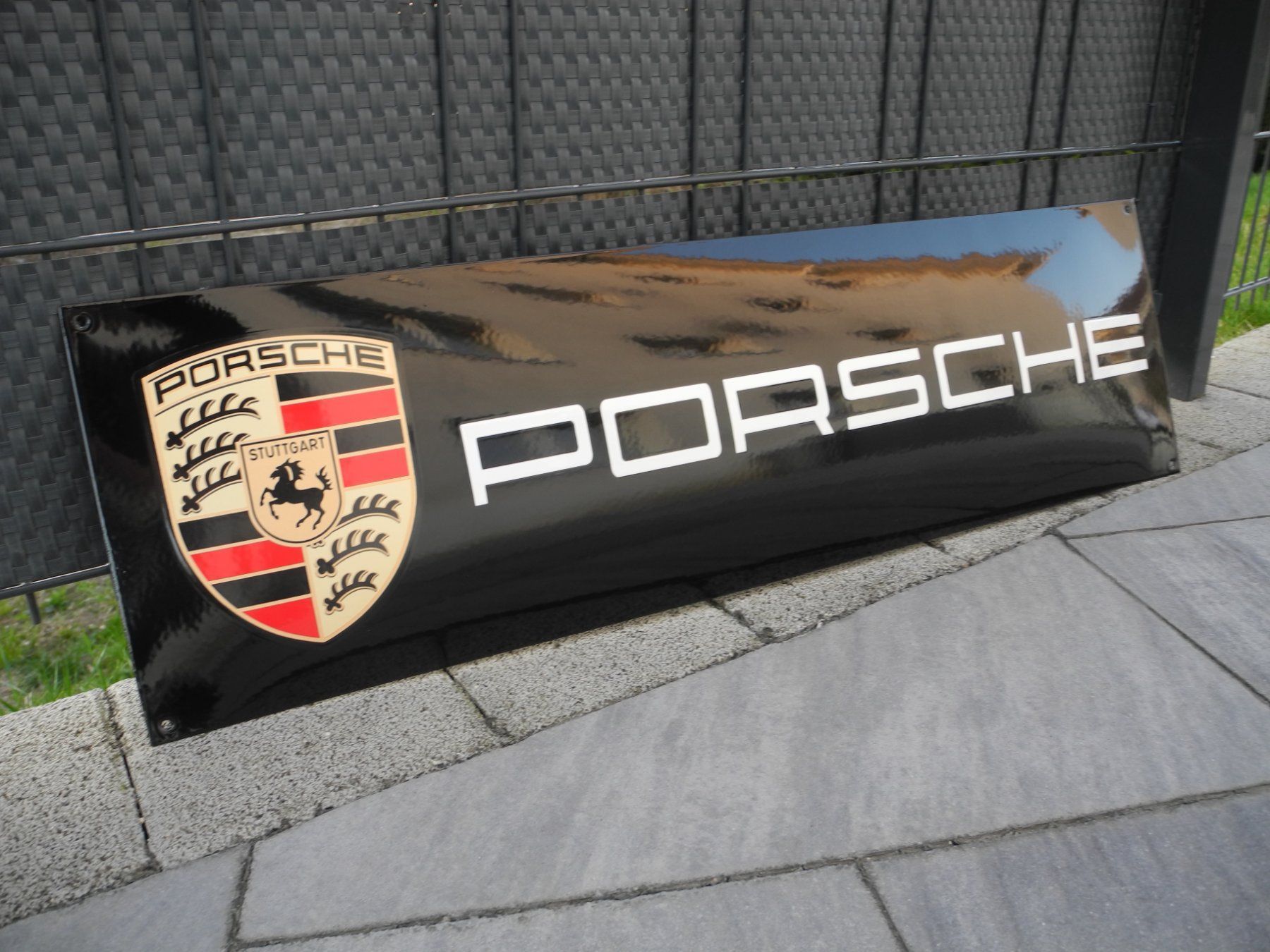 Porsche Insegne: XXL PORSCHE EMAILSCHILD – Nuovo (secondo la descrizione) da Reinach AG venduto da Huckleberrysix 3