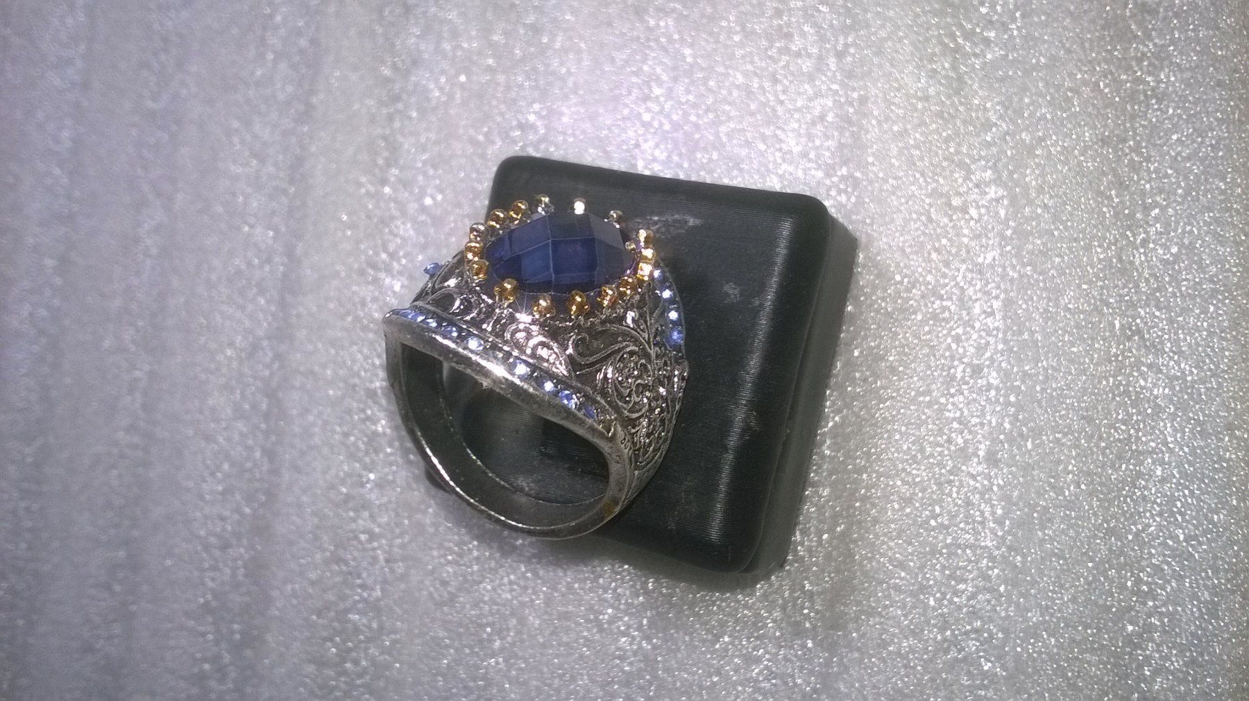 Bagues: ring edelsthal,,,modeschmuck,,,mit echt kristall – Neuf (Voir description) à Basel par bijoutrie_4 1