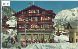 Hotel-Pension Burgener - Alb. Burgener - Saas-Fee im Winter