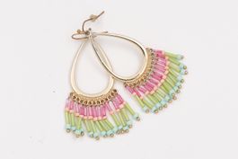 Boucles d'oreilles fantaisie - pastel