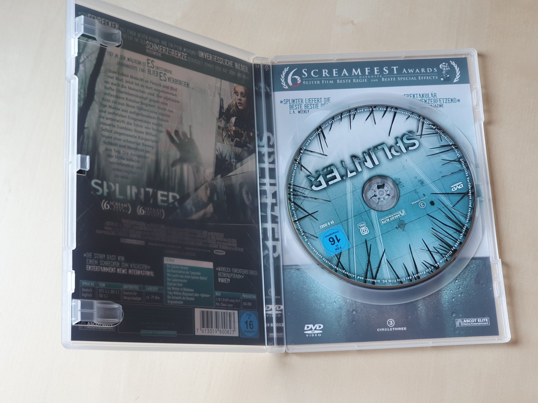 Tutti i DVDs: Splinter – Usato da Stansstad venduto da collectorsshop 2
