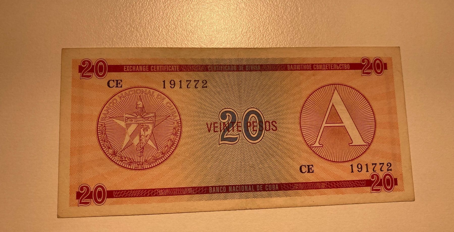 Banconote: Kuba 20 Pesos – Usato da Algetshausen venduto da Carrhard