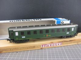 Märklin 4138 SBB Personenwagen 3. Klasse, mit OVP, mit Innen