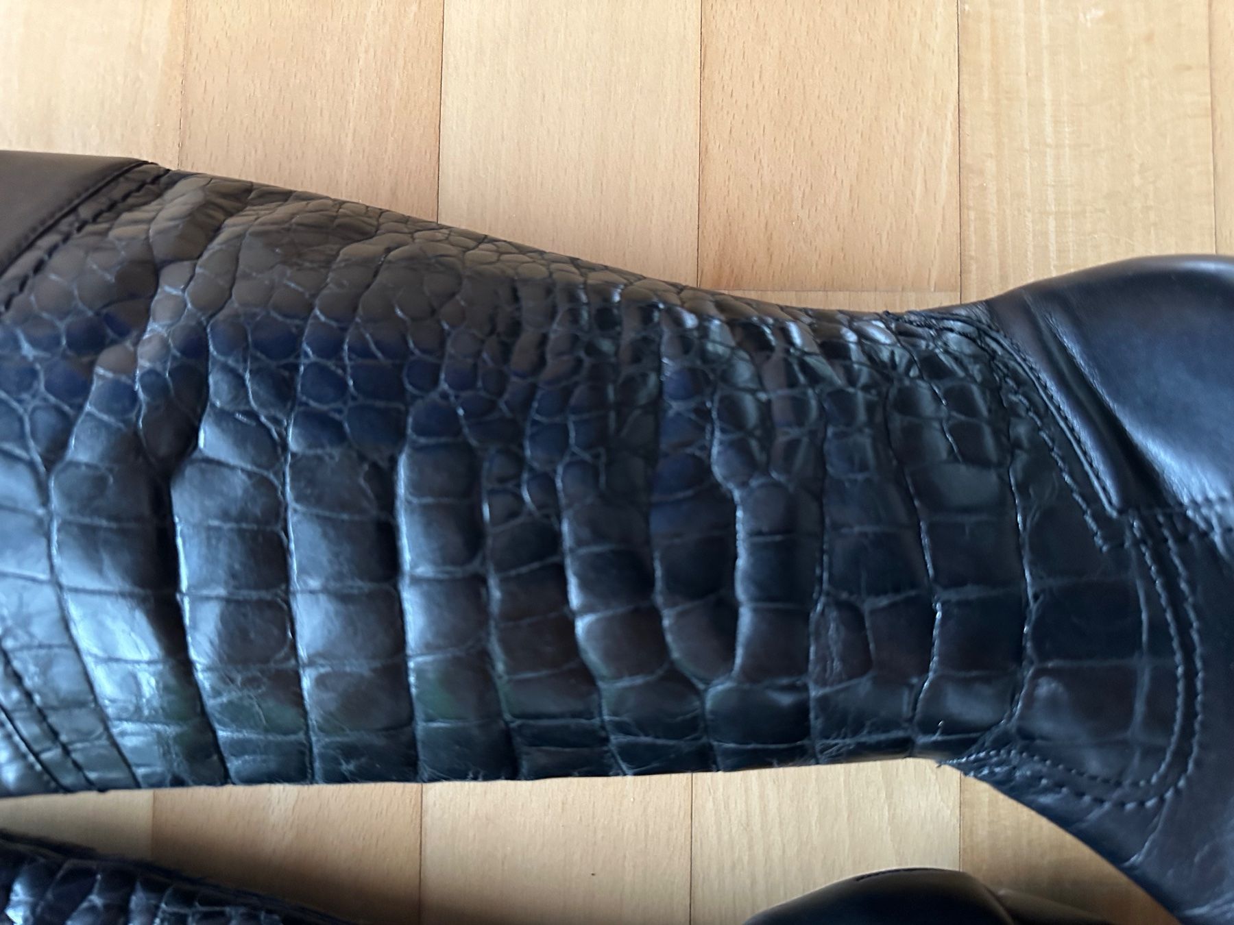 Damenschuhe: Sehr schöner schwarzer Lederstiefel Grösse 35 – Gebraucht aus Wallbach von 10merlin 1