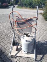 Gasbrenner / Bunsenbrenner auf Wägeli