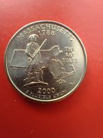 USA Gedenkmünze  1 Quarter-Dollar  2000 (Massachusetts) unz.