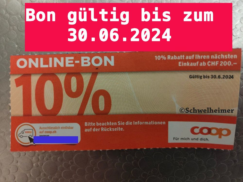 Coop 10 Rabatt auf online Einkauf. NEUER Coder bis 2024 Kaufen auf