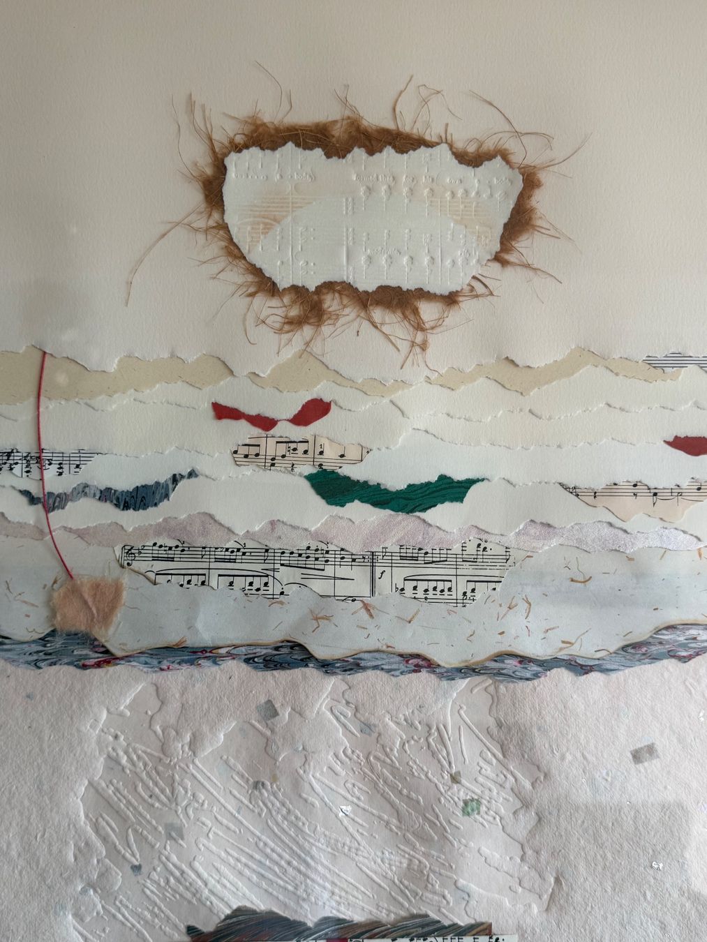Gemälde: RICARDO BENAIM Mixed-Media-Kunstcollage – Gebraucht aus Basel von PAUL_ART 1