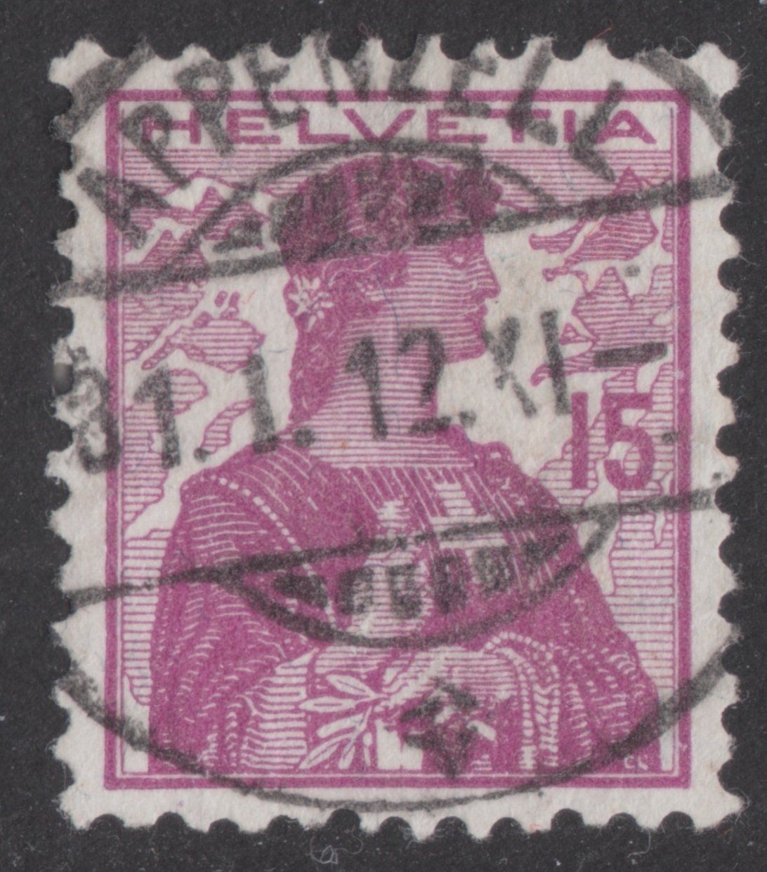 Tutti i francobolli: APPENZELL   -   31.I.12 – Usato da Kleindöttingen venduto da Laufzeit