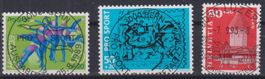 H56) Lot W67, W73, W74, ET Vollstempel