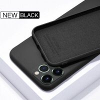 iPhone 12Pro - coque liquide silicone Noir