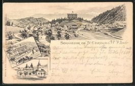 Souvenir de St-Cergues, circulée 1901