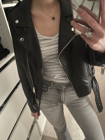 Lederjacke, Grösse M, ungetragen