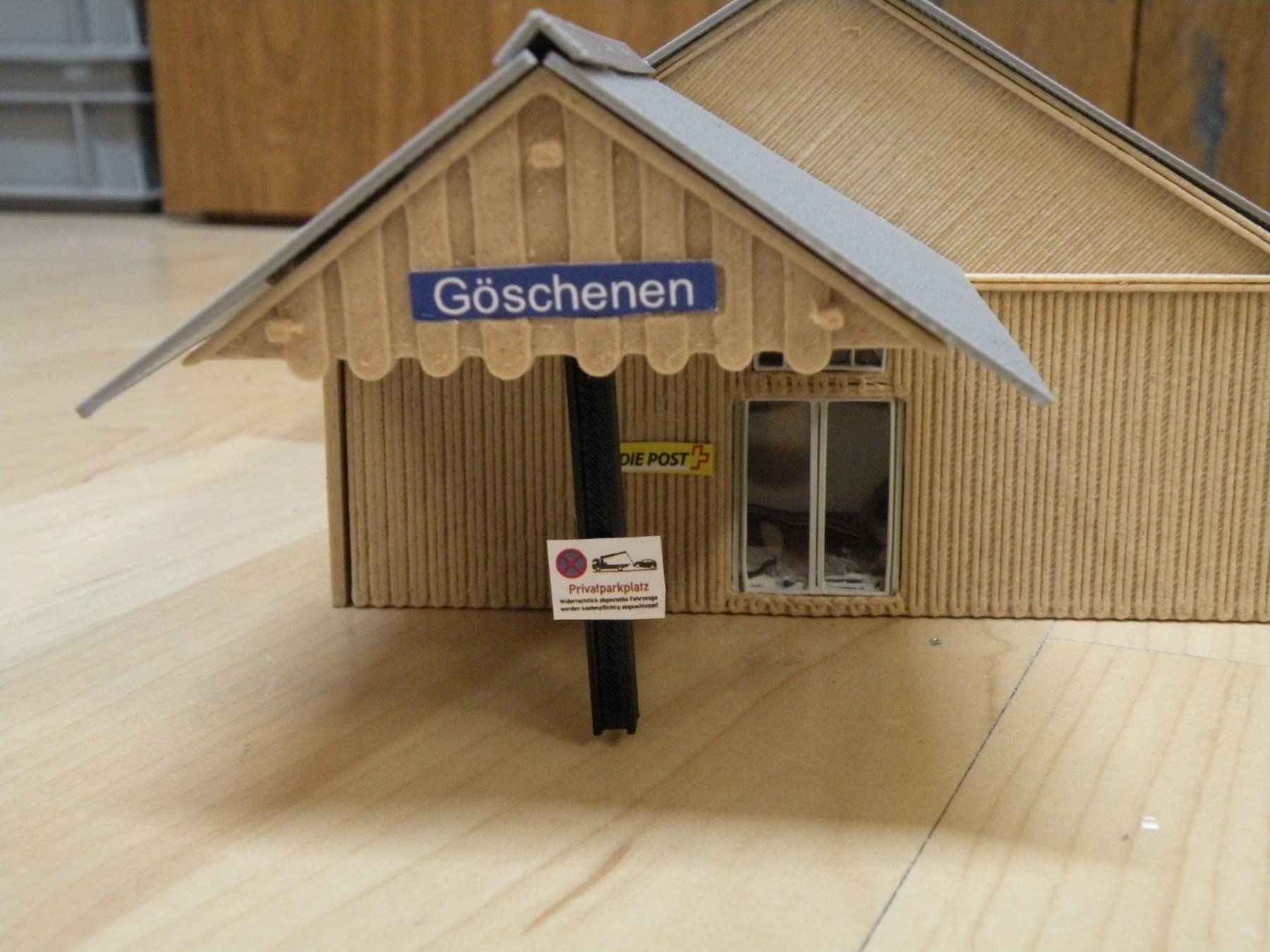 Modellini di ferrovie: Bahnhof Göschenen H0 – Nuovo (secondo la descrizione) da Steffisburg venduto da loki36 6