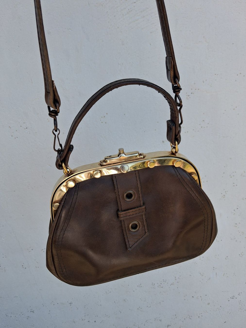 Borse da donna: Braune vintage Ledertasche Schaffhauser Lederwaren – Nuovo (secondo la descrizione) da Wald ZH venduto da e8e 1