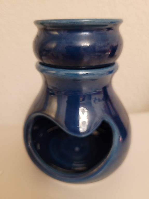 Portacandele: Duftlampe dunkelblau – Usato da Spreitenbach venduto da dde_5k86