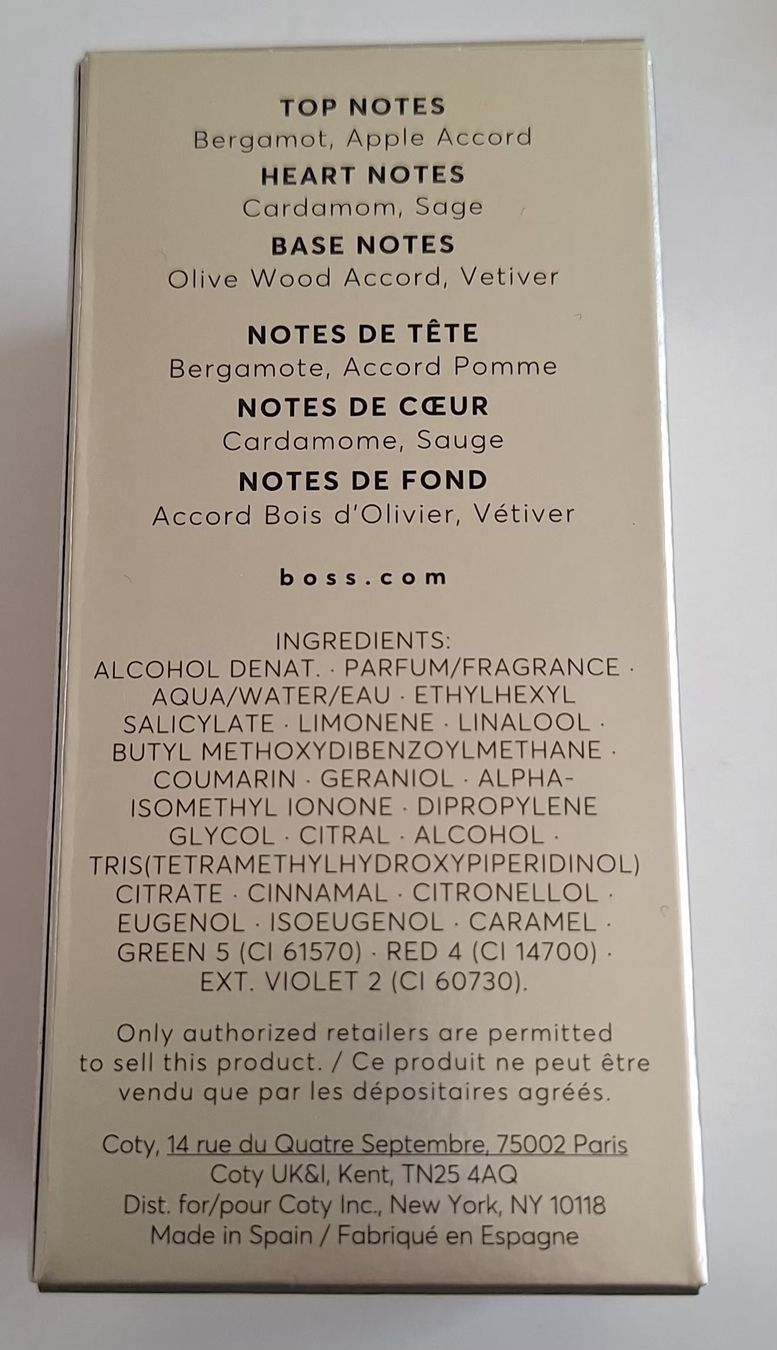 Hugo Boss Profumi & Eau de Toilette: Hugo Boss Bottled eau de parfum 50ml – Nuovo e nell'imballaggio originale da Neuhausen am Rheinfall venduto da Rrenato 2