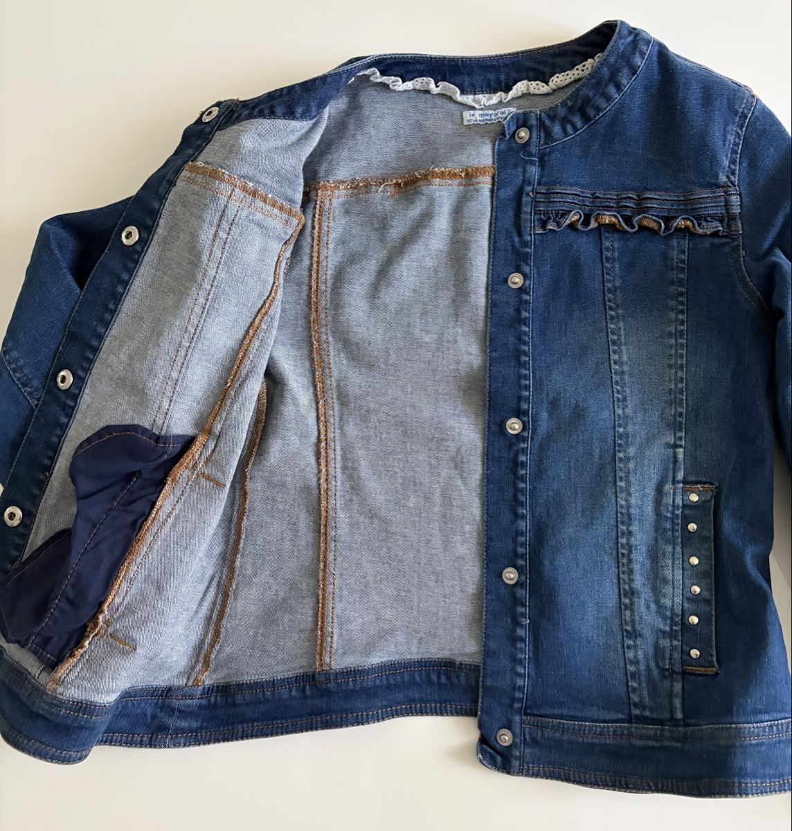 Giacche & Cappotti: Mädchen Jeans Jacke, Mayoral, Gr.157 – Nuovo (secondo la descrizione) da Schaffhausen venduto da London114 1