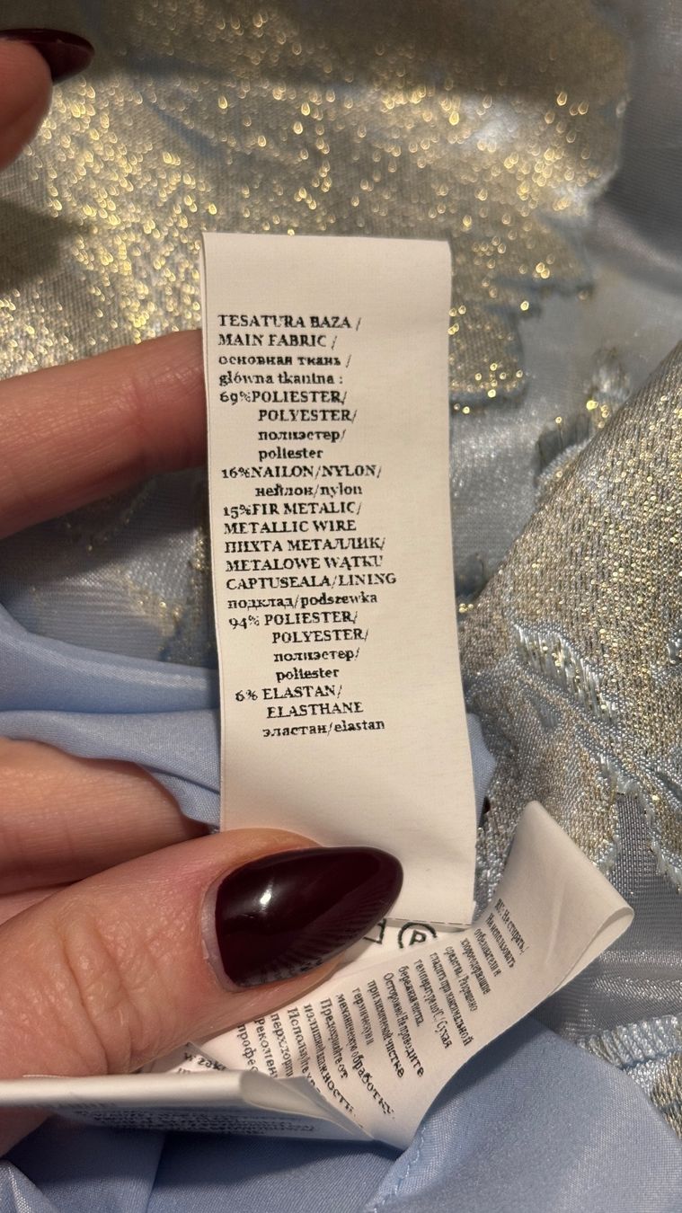 Vestiti: NISSA BLAUES KLEID MIT BLUMENMUSTER – Nuovo (secondo la descrizione) da Altendorf venduto da Ro 3