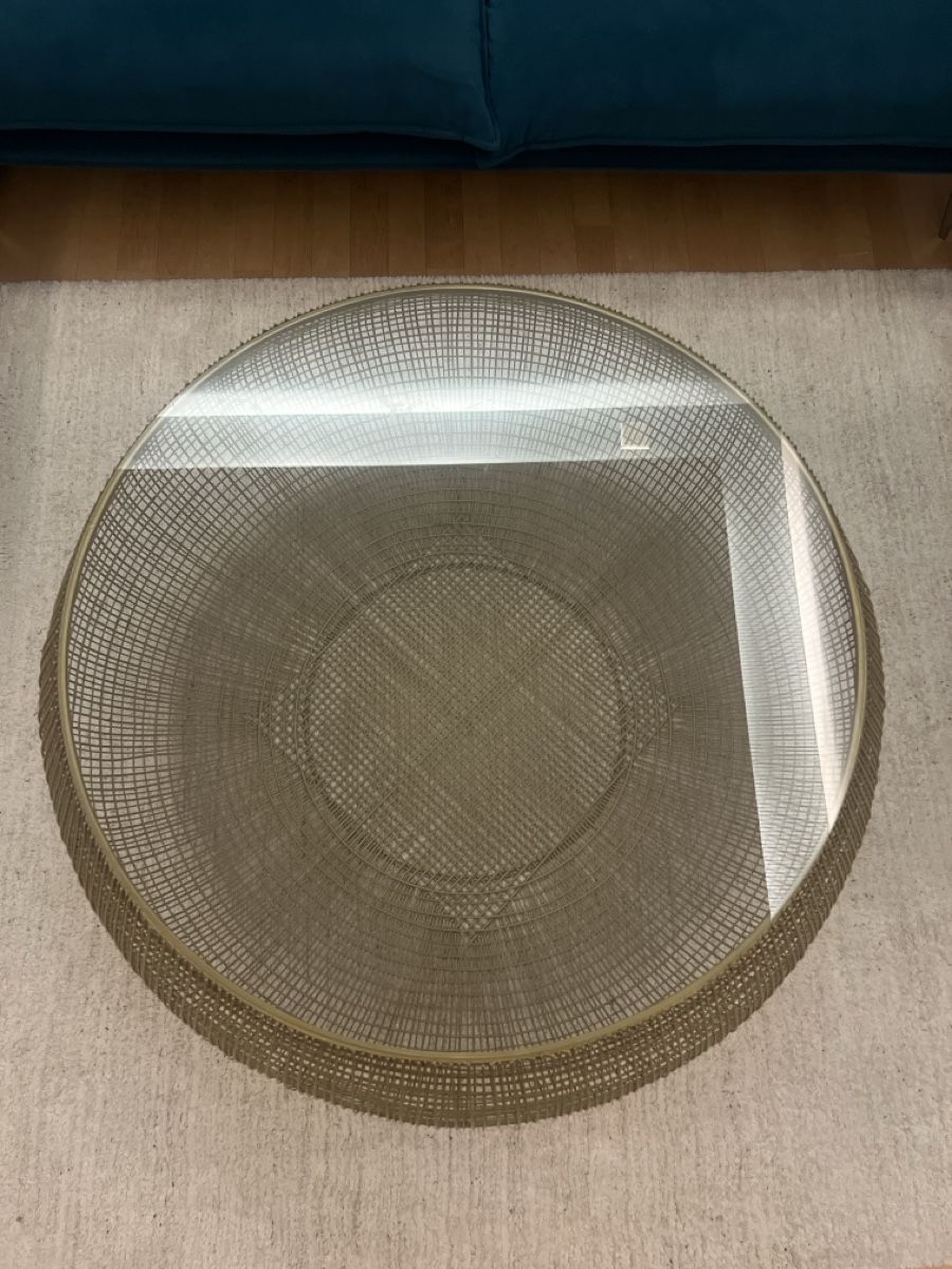 Tische: Runder Couchtisch (Glas & Metall) – Gebraucht aus Wädenswil von mic_rg7y 2