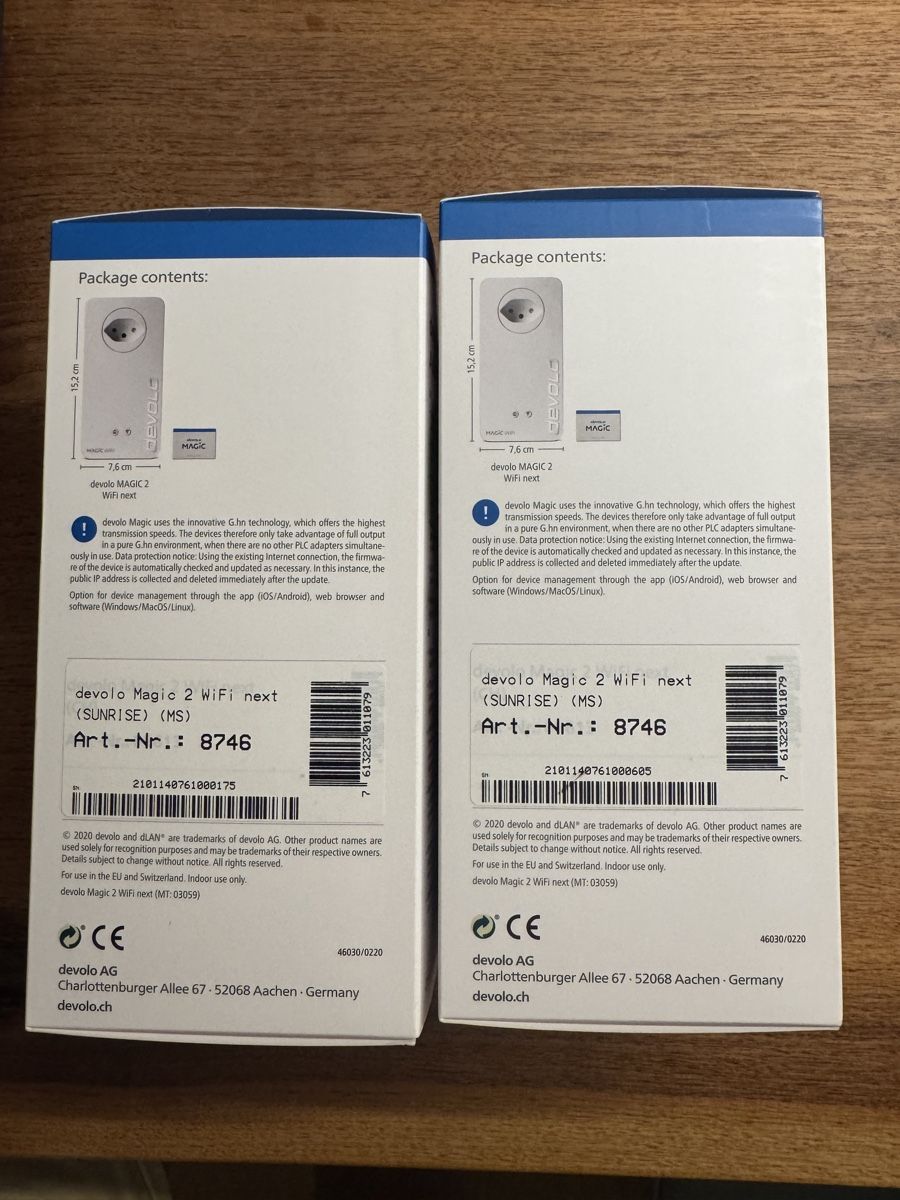 Devolo Unità & Adattatore: Devolo Magic 2 WiFi next Add-on neu OVP ab 1.- – Nuovo e nell'imballaggio originale da Brittnau venduto da Wakeboarden 2