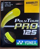 Tennis Saite Yonex PolyTour PRO 125 gelb