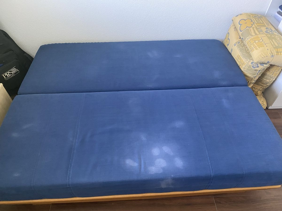 Divani: Schlafsofa blau mit Stauraum gebraucht – Usato da Hellbühl venduto da der_xdp2 3