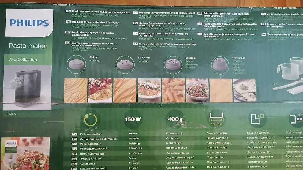 Philips Elettrodomestici da cucina: Pasta Maker Philips NEU viva collection – Nuovo e nell'imballaggio originale da Adliswil venduto da sil_v8dy 3