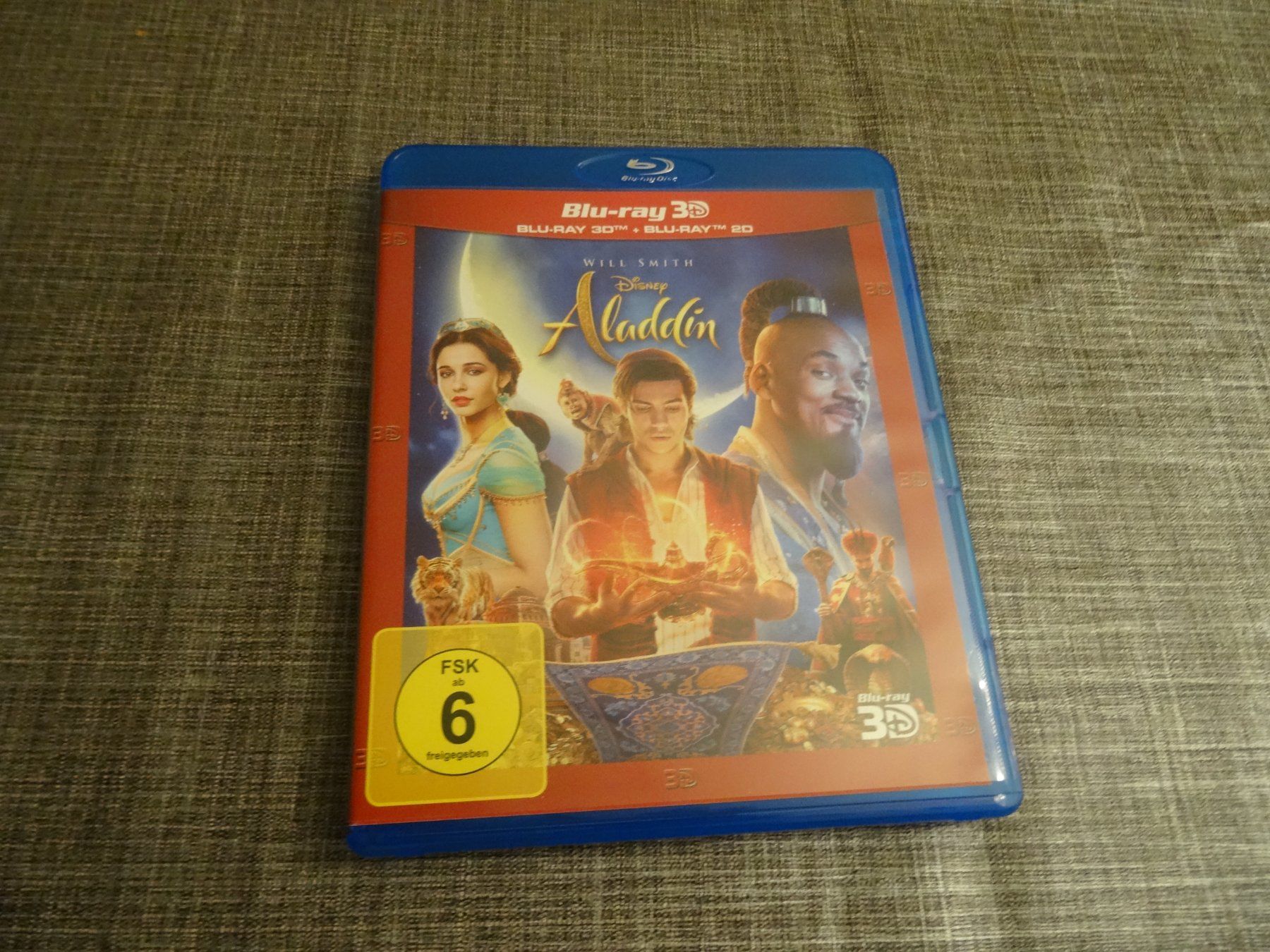 Tutti i DVDs: Aladdin (2019) - Blu-ray 3D+ 2D - Will Smith – Usato da Olten venduto da Disc-Verkauf
