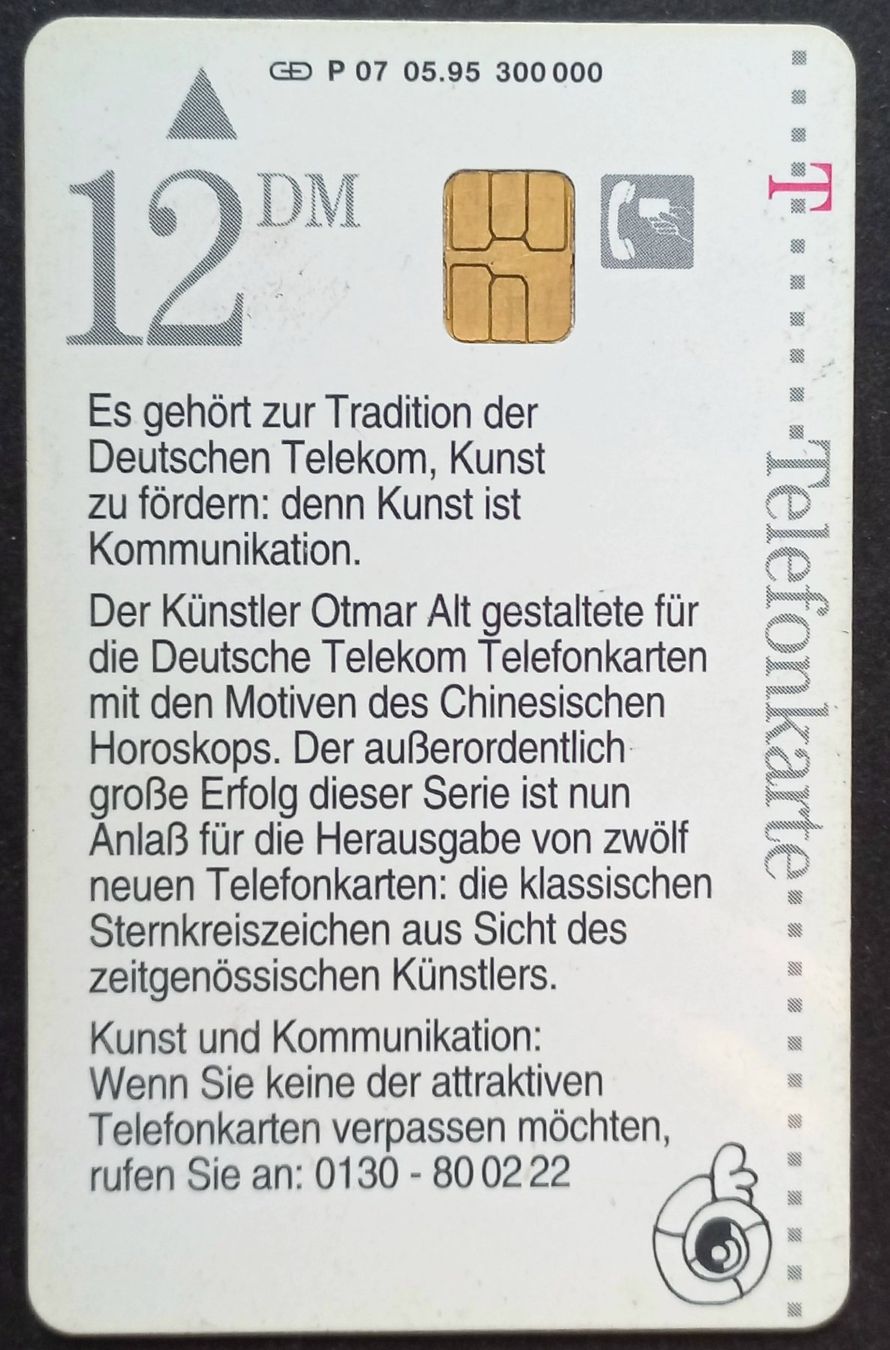 Schede telefoniche: Taxcard - Kunst - D – Usato da Niederuzwil venduto da lubimaja 1