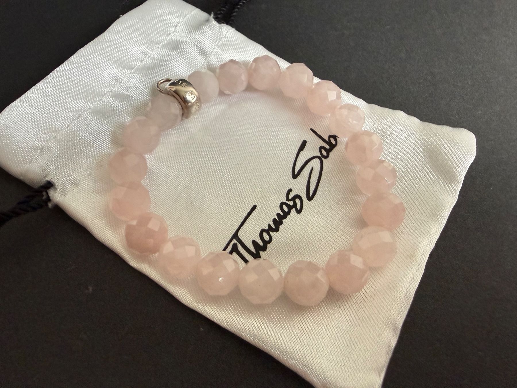 Thomas Sabo Bracciali & Braccialetti: Thomas Sabo Rosenquarz Armband – Usato da Spiegel b. Bern venduto da Rogger72