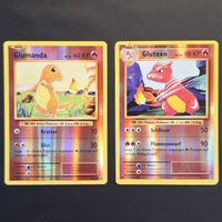 Glumanda + Glutexo Reverse Holo Pokémon Karten XY EVO -DE