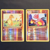 Glumanda + Glutexo Reverse Holo Pokémon XY EVO -DE ✨️🔍