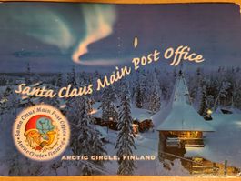 Ansichtskarte Santa Claus main post office Finnland