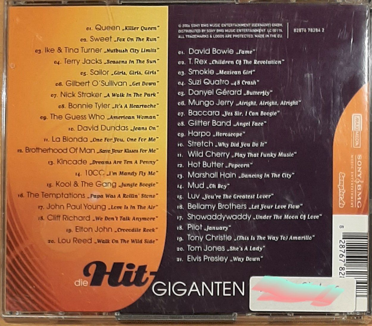 CD: Die Hit Giganten - Hits der 70er, 2CD Hit Compilation 2004 – Usato da Schönenberg TG venduto da breiti12 1