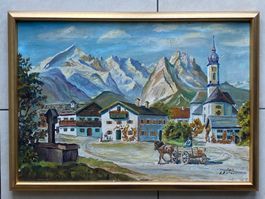 Gemälde Alpenländisch Graubünden Tirol