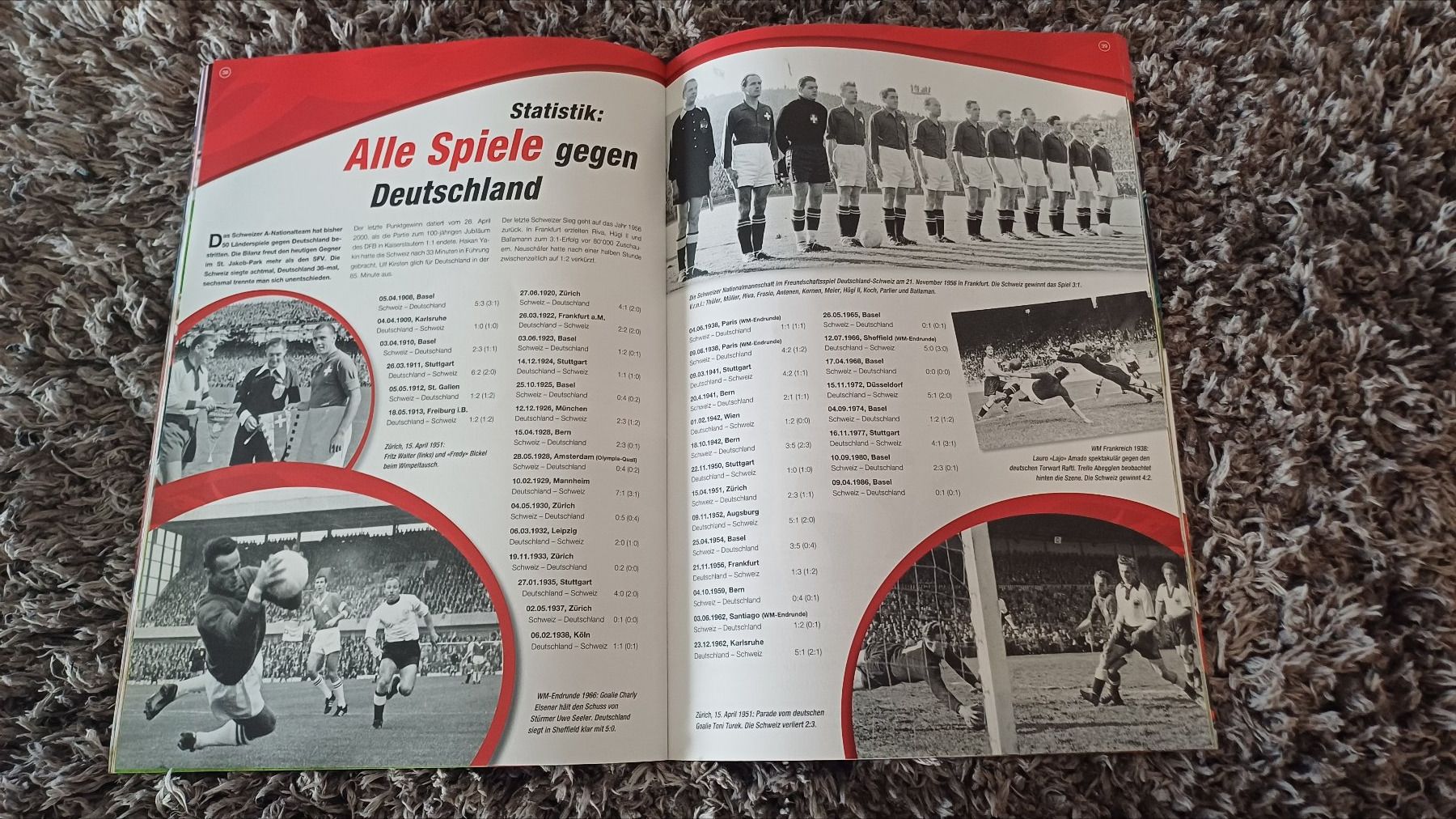 Riviste & Magazine: Matchprogramm Schweiz-Deutschland 2012 in Basel – Usato da Uznach venduto da DeNois 4