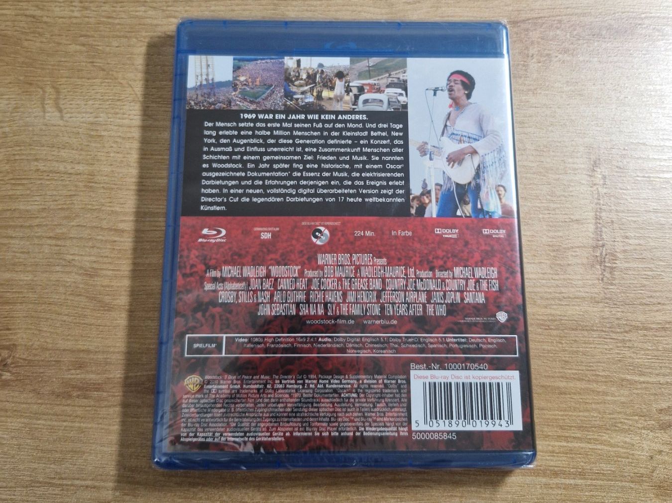 Tutti i DVDs: Woodstock NEU OVP Bluray – Nuovo e nell'imballaggio originale da Pfungen venduto da Whitie 1