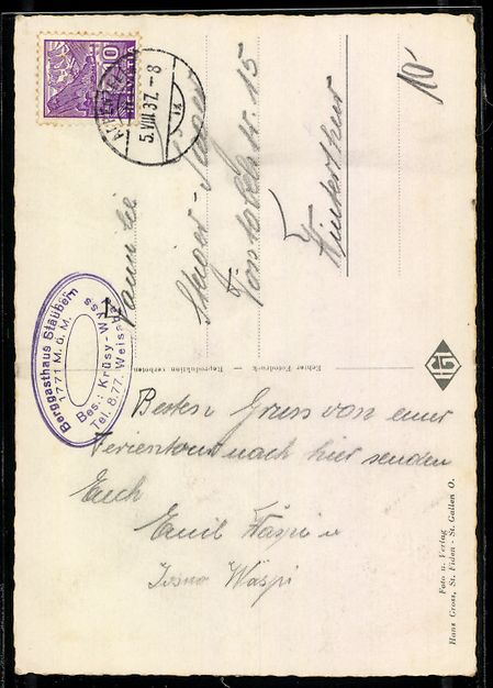 Cartoline postali: Staubern, Berg-Gasthaus Staubern, mit St – Usato da Berlin venduto da bartko-reher 1