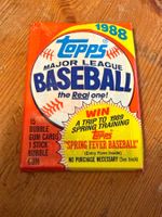 1 booster neuf Topps - Major League Baseball 1988