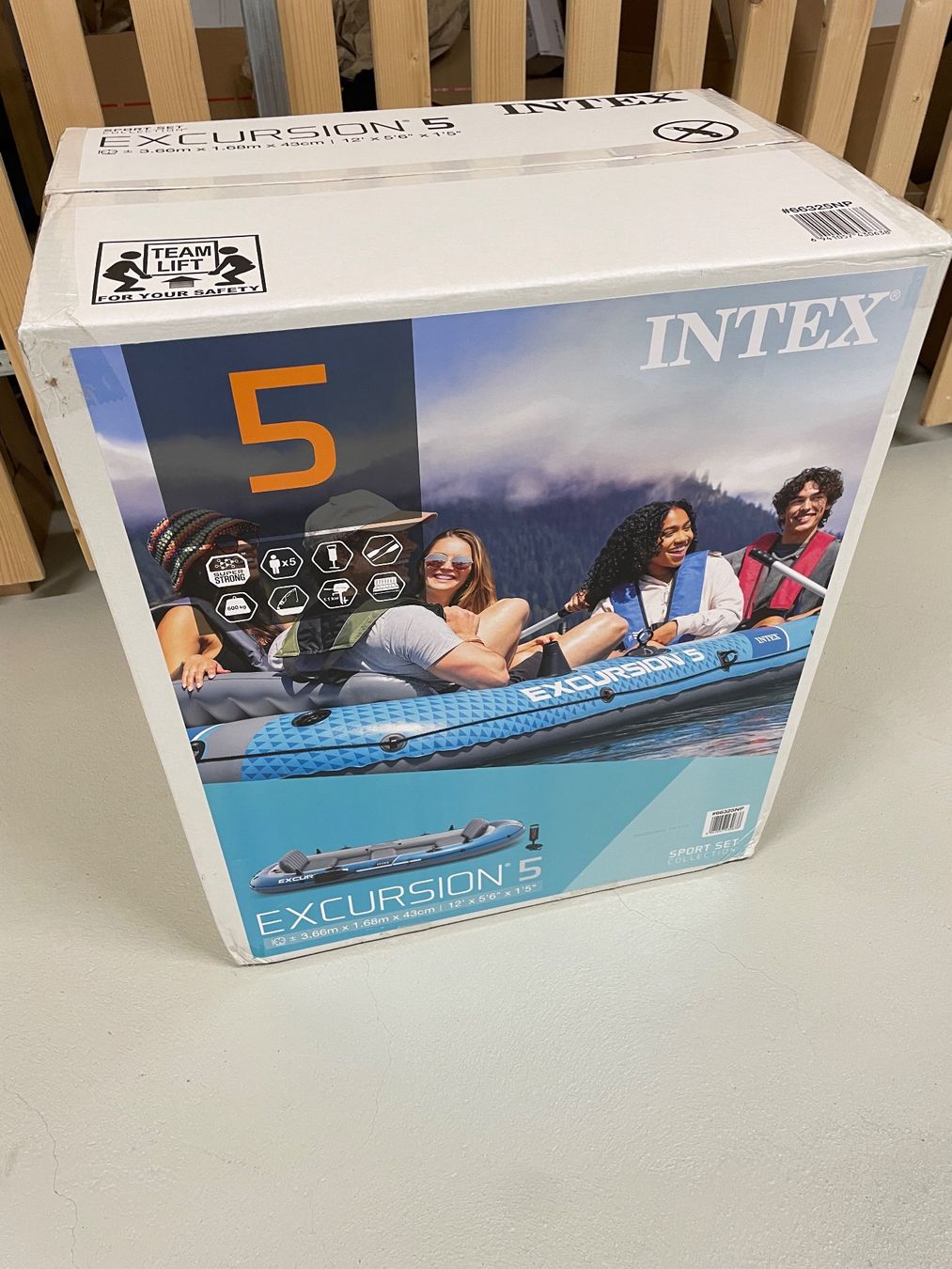 Boote: Intex Excursion 5 Set, Gummiboot, Schlauchboot – Neu und originalverpackt aus Aarau von Noah148