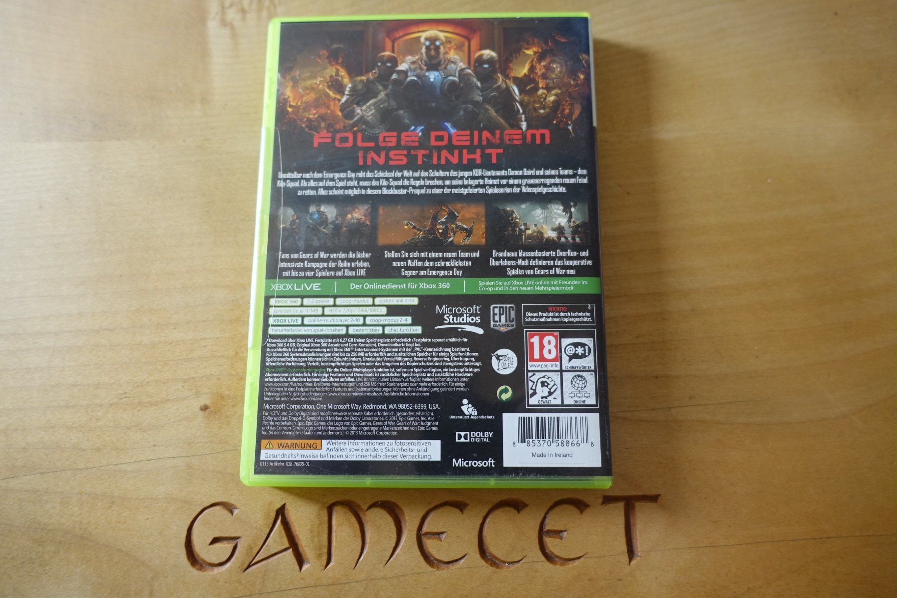 Microsoft Spiele: Gears of War: Judgment – Gebraucht aus Steinach von Gamecet 2