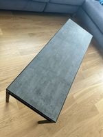 IKEA Couchtisch NYBODA schwarz grau wendbare Platte