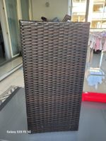 Edler Rattankorb, Pflanzgefäss für Balkon oder Terrasse 59