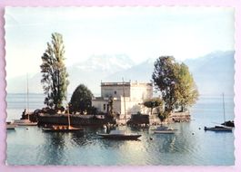 Lac Léman - Ile de Salagnon et les Dents du Midi