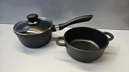ELO Topfset, 2 Töpfe, Schwarz, Induktion, Ø16cm neu