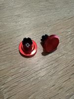2x PS5 Pro Controller Sticks rot Aluminium neuwertig