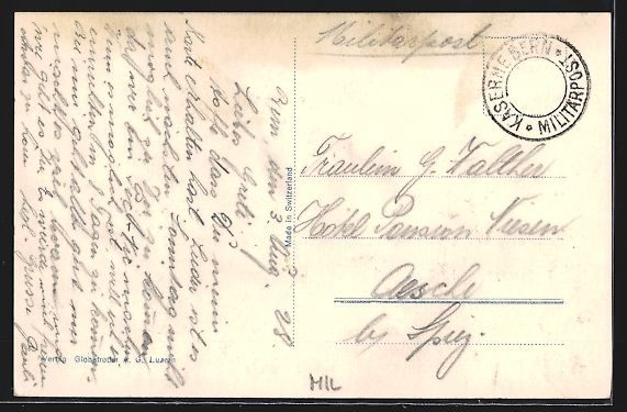 Cartoline postali: AK Bern, Militärkaserne, 1928 – Usato da Berlin venduto da bartko-reher 1