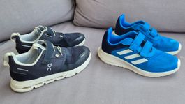 ON-Schuhe und Adidas für Kinder (2 Paar), Grösse EU 35