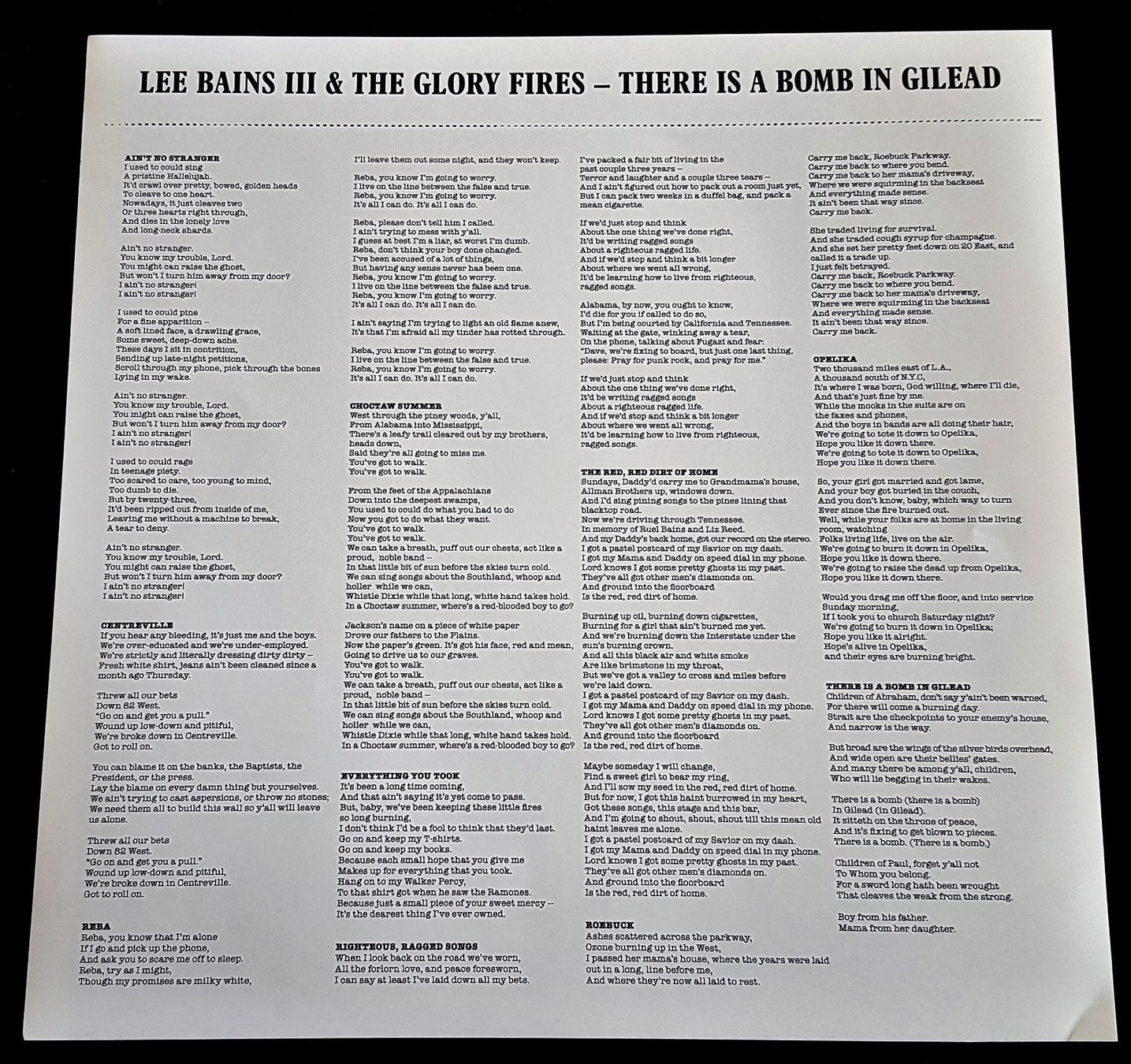 Schallplatten: Lee Bains III & The Glory Fires - There Is - US First Press – Neu (gemäss Beschreibung) aus Uster von Zardodel 6
